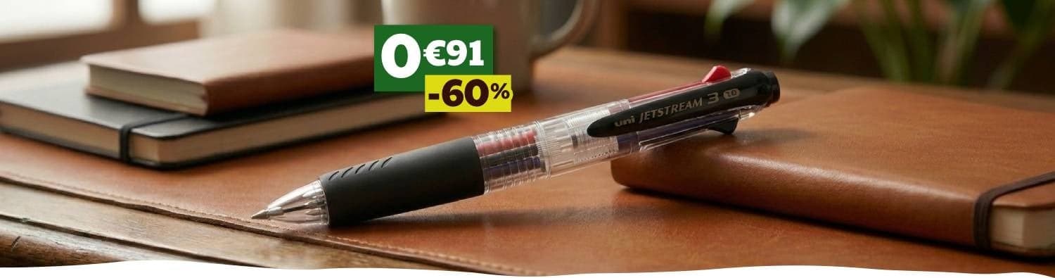 3 couleurs. 1 seul stylo.